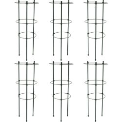 6er-Set Pflanzenstütze, rund, 60 x Ø 21 cm