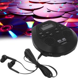 Tragbarer CD-Player mit eingebauten Lautsprechern