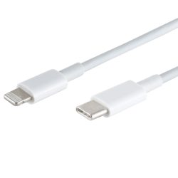 Schnellladekabel USB-C auf Lightning, weiss, 1 m