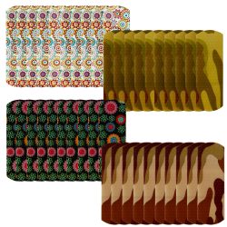 Kinderpflasterset, 40-tlg, 4 bunte Farben und Muster, steril, 5,6 x 1,9 cm