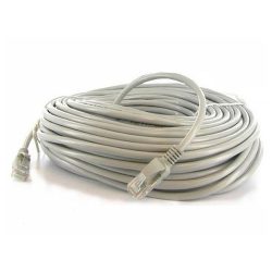 Netzwerkkabel CAT6e UTP, vergoldete Kontakte, 2x RJ45-Stecker, Kupferinnenleiter, L 1,0 m