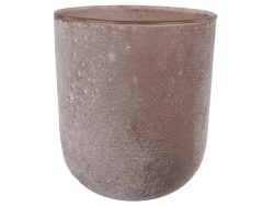 Glas Matt Braun D: 12 cm