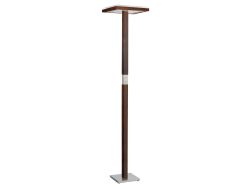 HerzBlut Otto O LED-Stehleuchte Nussbaum Up & Down