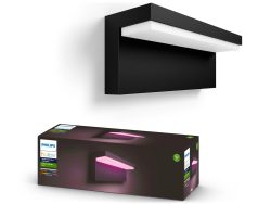 Philips Hue White and Color Ambiance Waca - Garten-Wandleuchte (Schwarz)