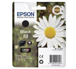 Original Tintenpatrone schwarz Epson No. 18 bk, T18014