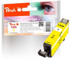 Peach Tintenpatrone gelb kompatibel zu Canon CLI-526y