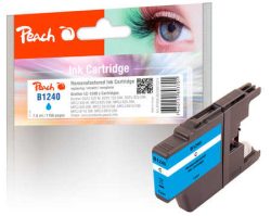 Peach Tintenpatrone cyan kompatibel zu Brother LC-1240 c