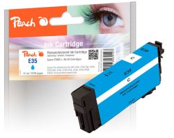 Peach Tintenpatrone cyan kompatibel zu Epson No. 35 c, T3582