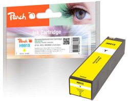 Peach Tintenpatrone gelb extra HC kompatibel zu HP No. 991, M0J98AE