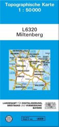 Topographische Karte Bayern Miltenberg
