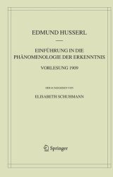 Einführung in die Phänomenologie der Erkenntnis