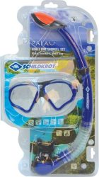 Schildkroet 940013 - Funsports Schnorchelset Palau, 2-teilig, Brille, Schnorchel, Meshbag, Set für Erwachsene