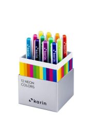 KARIN Real Brush Pen Pro 0.4mm 31C12 Neon Colors 12 St&uuml;ck