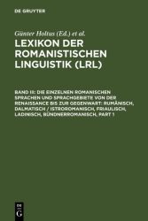 Die einzelnen romanischen Sprachen . . . von der Renaissance bis zur Gegenwart