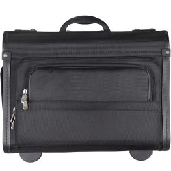 Dermata Lederwaren Pilotenkoffer 48cm aus Nylon in Schwarz