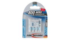 Premium NiMH Micro (AAA) Akku mit 800 mAh und maxE Technologie - 4 Stück