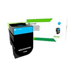 Lexmark 80C2HCE Laser cartridge 3000Seiten Cyan Lasertoner / Patrone