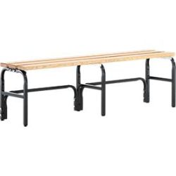 Garderobenbank ohne Lehne ohne Schuhrost Länge 1500 mm
