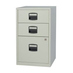 Bisley Home Beistellschrank 2 Schubladen Lichtgrau 413 x 400 x 672 mm