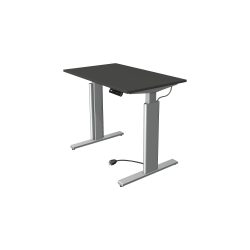 Kerkmann Move 3 Rechteckig Elektrisch Höhenverstellbar Sitz-Stehschreibtisch Anthrazit, Silber 1.000 x 600 x 1.200 mm