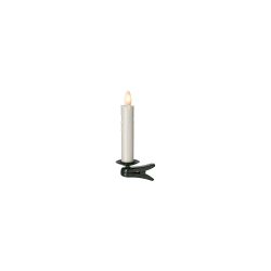 LED-Baumkerze Shine, elfenbein, kabellos, 10er-Set