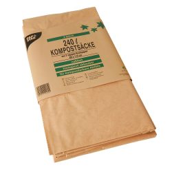 PAPSTAR Kompostbeutel 14189 Kraftpapier 2 Stück