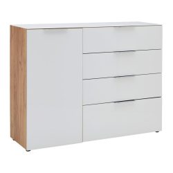 GERMANIA Sideboard »Oakland«, in 2 Breiten, Fronten und Oberboden mit Glasauflage