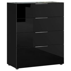 Germania, GERMANIA Schubkastenkommode »Oakland«, mit 4 Schubkästen. Fronten und Obeboden mit Glasauflage.