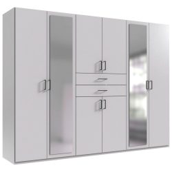 Modern Living, Drehtürenschrank Dillingen Weiss