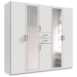 Modern Living, Drehtürenschrank Dillingen Weiss