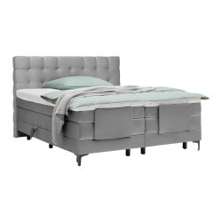 Boxspringbett Falcon in Grau ca. 160x200cm