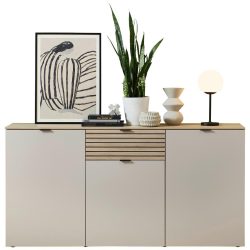 Sideboard Memphis Eichefarben/kaschmir  180/90/45 cm 1 Schublade(n) 
