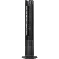CasaFan, CasaFan Airos Eco Tower SW Turmventilator 30 W (Ø x H) 18 cm x 1090 mm Schwarz mit Fernbedienung