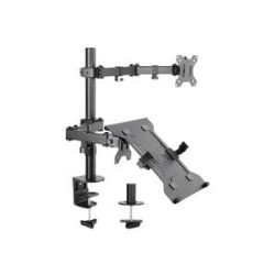 Monitorhalterung mit Laptop-Arm Flex