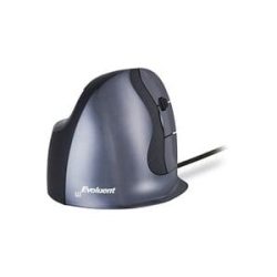 BakkerElkhuizen Evoluent D Small USB-Maus Ergonomisch Anthrazit