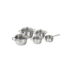WMF Kochtopfset 5-teilig , 0774556380 , Edelstahlfarben , Metall , 16 cm,20 cm,16 cm , 2 l,4,1 l,6,8 l,3,4 l,1,7 l , poliert , backofengeeignet, rostfrei, hitzebeständig,backofengeeignet , 003731252001