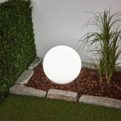 Dekorative LED-Solarlampe Lago in Kugelform