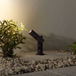 LED-Sockellampe Narea, verstellbar, 14 cm