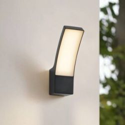 LED-Außenwandlampe Ilvita, anthrazit