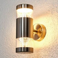 2-flammige LED-Außenwandlampe Lanea