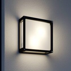 Quadratische Außenwandlampe Aurelien