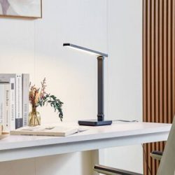Lindby Rylas LED-Schreibtischleuchte schwarz