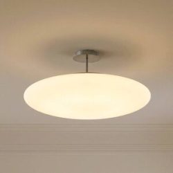 LED-Opalglas-Deckenleuchte Gunda in Weiß