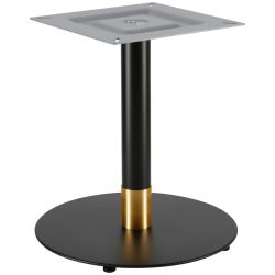 VEGA Outdoor Loungetischsäule Oris; 42x44 cm (ØxH); schwarz/gold