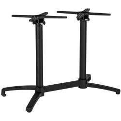 VEGA Outdoor Doppel-Tischgestell Taipa klappbar; 50x95x72 cm (BxLxH); schwarz