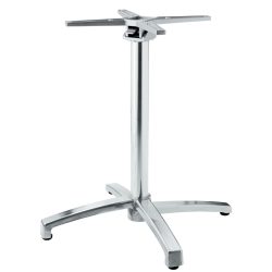 VEGA Outdoor Tischgestell Taipa klappbar; 66x66x72 cm (BxLxH); silber