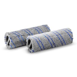 Kärcher Walzenset für Scheuersaugmaschine für empfindliche Hartböden, 1 Paar grau/blau
